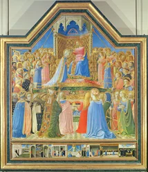 Couronnement de la Vierge, c.1430-32 (détail)